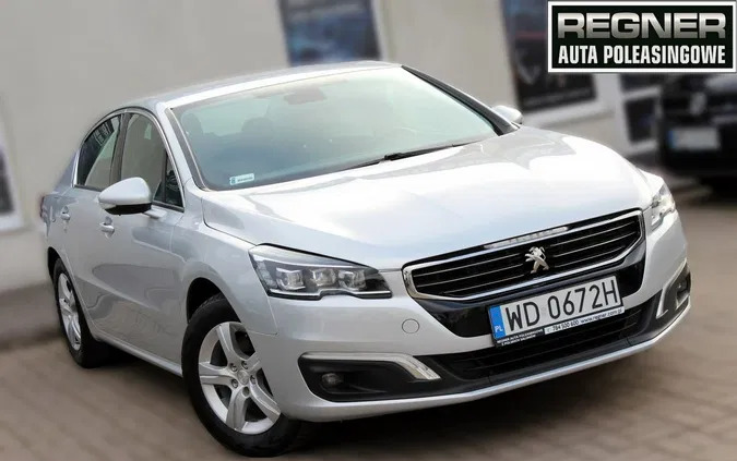 samochody osobowe Peugeot 508 cena 43900 przebieg: 136000, rok produkcji 2017 z Szamocin